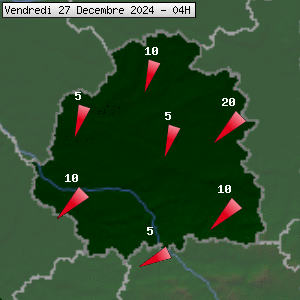 Prévisions météo pour le cher (36)