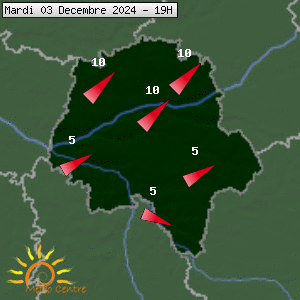 Prévisions météo pour le cher (37)