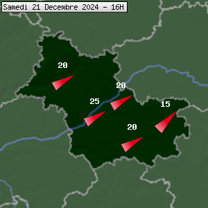 Prévisions météo pour le cher (41)