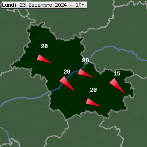 Prévisions météo pour le cher (41)