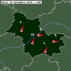 Prévisions météo pour le cher (41)