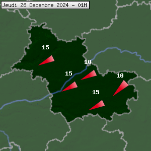 Prévisions météo pour le cher (41)