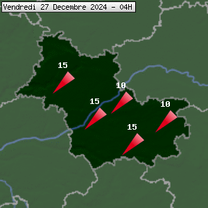 Prévisions météo pour le cher (41)