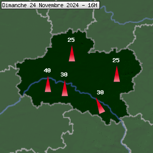 Prévisions météo pour le cher (45)