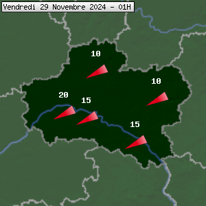 Prévisions météo pour le cher (45)