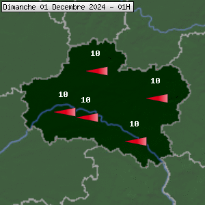 Prévisions météo pour le cher (45)