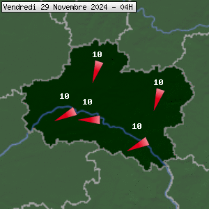 Prévisions météo pour le cher (45)