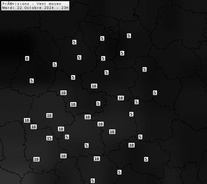 Prévisions météo régions Centre Val de Loire et Centrales