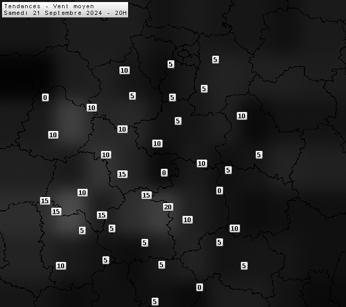 Prévisions météo régions Centre Val de Loire et Centrales